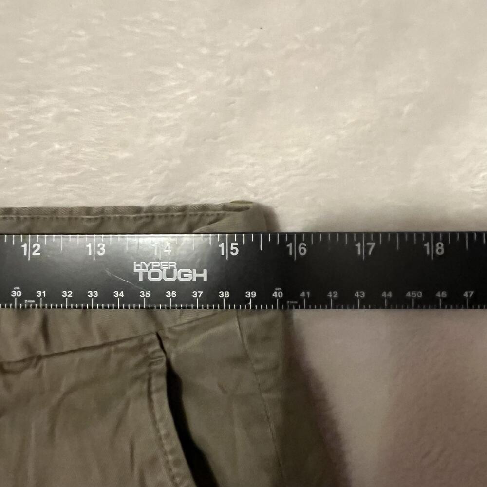 Brooks Brothers Cargo Pants Mens Size 32 Green Cotton Blend Relaxed Fit